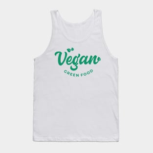 Vegan Green Food Tank Top